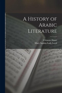Cover A History of Arabic Literature
