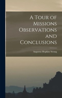Cover A Tour of Missions Observations and Conclusions