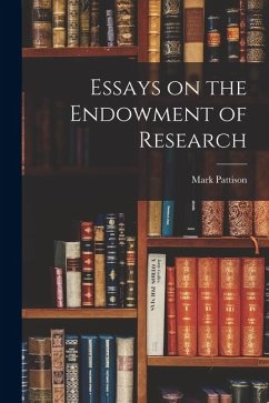 Cover Essays on the Endowment of Research