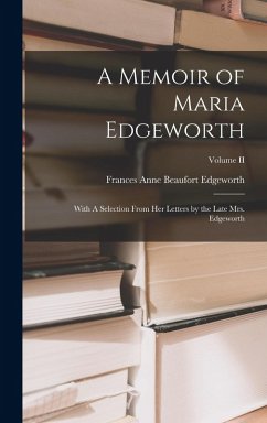 Cover A Memoir of Maria Edgeworth
