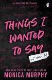 Things I Wanted To Say (eBook, ePUB)