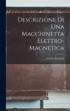 Cover Descrizione Di Una Macchinetta Elettro-Magnetica