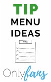 Onlyfans Tip Menu Ideas (eBook, ePUB)