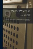 Varsity Verse: A Selection of Undergraduate Poetry Written at the University of North Dakota