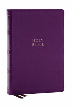 KJV Holy Bible: Compact Bible with 43,000 Center-Column Cross References, Purple Leathersoft, Red Letter, Comfort Print: King James Version - Thomas Nelson