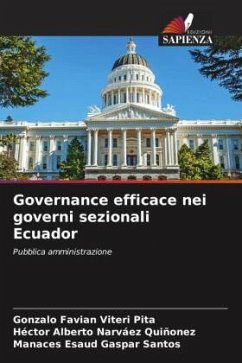 Governance efficace nei governi sezionali Ecuador - Viteri Pita, Gonzalo Favian;Narvaez Quiñonez, Hector Alberto;Gaspar Santos, Manaces Esaud