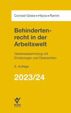 Behindertenrecht in der Arbeitswelt 2023/2024 - Conrad-Giese, Maren;Hlava, Daniel;Ramm, Diana