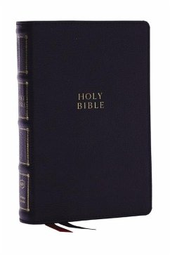 KJV Holy Bible: Compact Bible with 43,000 Center-Column Cross References, Black Genuine Leather, Red Letter, Comfort Print (Thumb Indexing): King James Version - Thomas Nelson