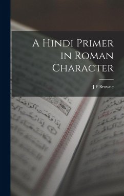 Cover A Hindi Primer in Roman Character