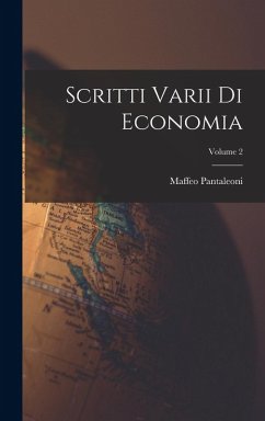 Cover Scritti Varii Di Economia; Volume 2