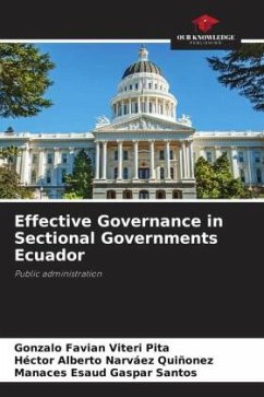 Effective Governance in Sectional Governments Ecuador - Viteri Pita, Gonzalo Favian;Narvaez Quiñonez, Hector Alberto;Gaspar Santos, Manaces Esaud