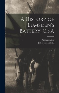Cover A History of Lumsden's Battery, C.S.A