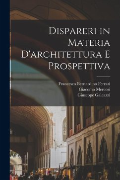 Cover Dispareri in materia d'architettura e prospettiva