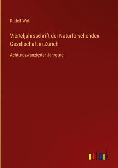 Vierteljahrsschrift der Naturforschenden Gesellschaft in Zürich