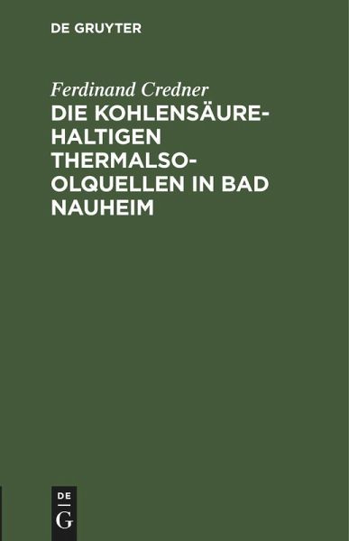 Die kohlensäurehaltigen Thermalsoolquellen in Bad Nauheim Die kohlensäurehaltigen Thermalsoolquellen in Bad Nauheim