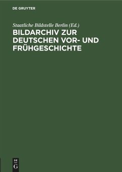 Cover Bildarchiv zur deutschen Vor- und Frühgeschichte