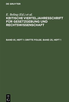 Dritte Folge. Band 25, Heft 1