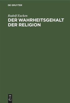 Cover Der Wahrheitsgehalt der Religion