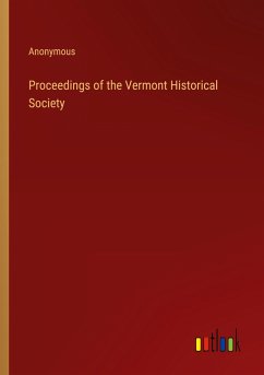 Proceedings of the Vermont Historical Society