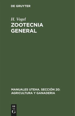 Zootecnia General - Vogel, H.
