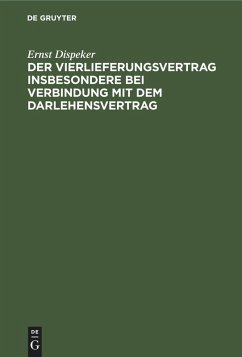 Cover Der Vierlieferungsvertrag insbesondere bei Verbindung mit dem Darlehensvertrag