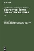 Die Fortschritte der Physik in den Jahren 1850 und 1851