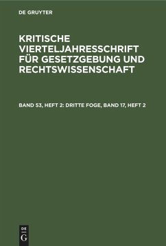 Cover Dritte Foge, Band 17, Heft 2