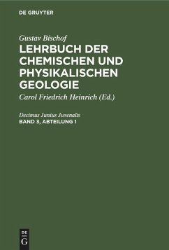 Cover Gustav Bischof: Lehrbuch der chemischen und physikalischen Geologie. Band 3, Abteilung 1