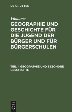 Cover Geographie und besondre Geschichte