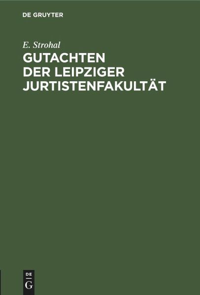 Gutachten der Leipziger Jurtistenfakultät