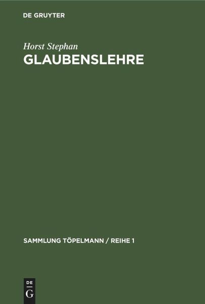 Glaubenslehre