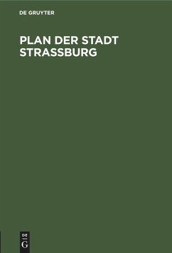 Cover Plan der Stadt Strassburg
