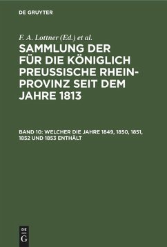 Cover Welcher die Jahre 1849, 1850, 1851, 1852 und 1853 enthält
