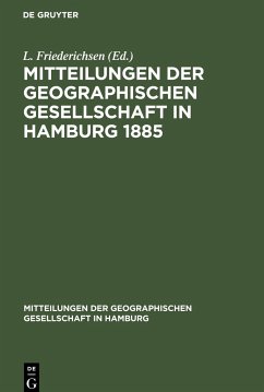 Mitteilungen der Geographischen Gesellschaft in Hamburg 1885