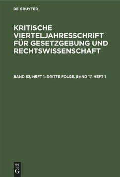 Cover Dritte Folge. Band 17, Heft 1