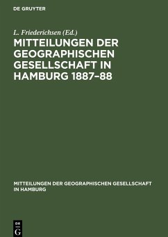 Mitteilungen der Geographischen Gesellschaft in Hamburg 1887¿88