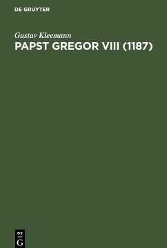 Papst Gregor VIII (1187) - Kleemann, Gustav