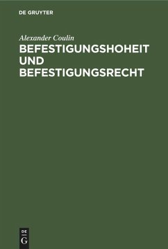 Cover Befestigungshoheit und Befestigungsrecht