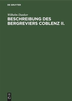 Cover Beschreibung des Bergreviers Coblenz II.