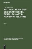 Mittheilungen der Geographischen Gesellschaft in Hamburg, 1882-1883
