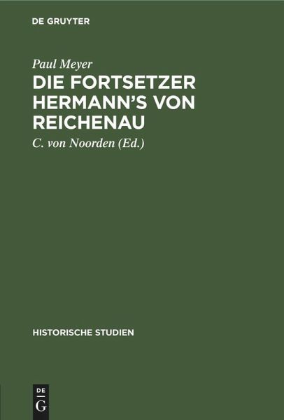 Die Fortsetzer Hermann's von Reichenau Die Fortsetzer Hermann's von Reichenau