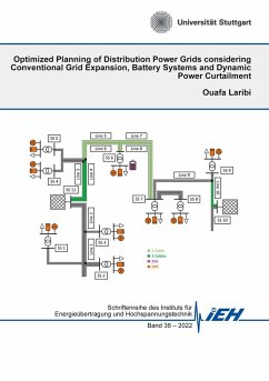 Optimized Planning of Distribution Power Grids considering Conventional Grid Expansion, Battery Systems and Dynamic Power Curtailment (eBook, PDF) - Laribi, Ouafa