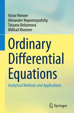 Ordinary Differential Equations - Henner, Victor;Nepomnyashchy, Alexander;Belozerova, Tatyana