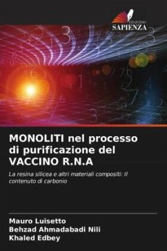 MONOLITI nel processo di purificazione del VACCINO R.N.A - Luisetto, Mauro;NILI, Behzad Ahmadabadi;Edbey, Khaled