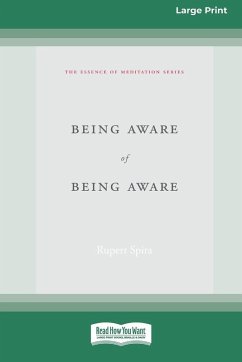 Cover Being Aware of Being Aware (Large Print 16 Pt Edition)