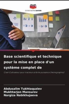 Base scientifique et technique pour la mise en place d'un système complet de - Tukhtaquziev, Abdusalim;Mansurov, Mukhtarjon;Nabikhujaeva, Nargiza