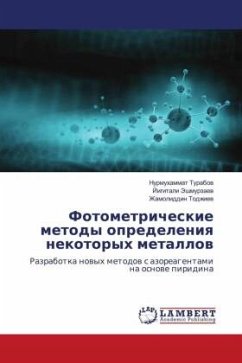 Fotometricheskie metody opredeleniq nekotoryh metallow - Turabow, Nurmuhammat;Jeshmurzaew, Jigitali;Todzhiew, Zhamoliddin
