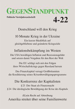 GegenStandpunkt 4-22 (eBook, ePUB)