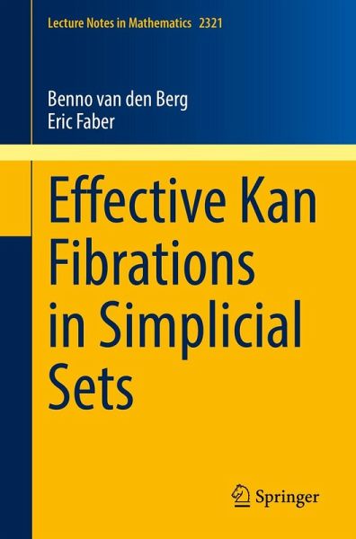 Effective Kan Fibrations in Simplicial Sets (eBook, PDF)