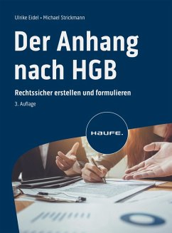 Der Anhang nach HGB (eBook, ePUB) - Eidel, Ulrike; Strickmann, Michael
